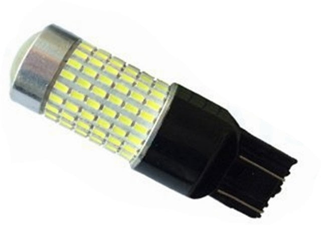 T25 - WIT - 12V - 144 SMD - 3014 LED - LED lamp met lens T25 - WIT - 12V - 144 SMD - 3014 LED - LED lamp met lens